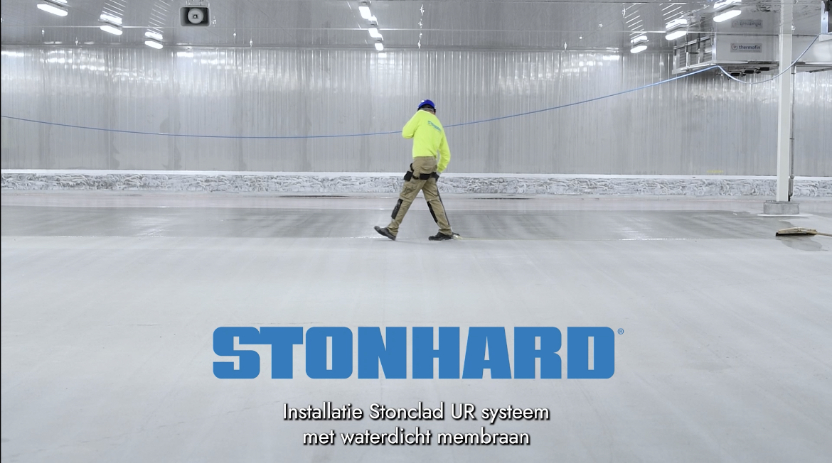 Heiploeg - Installation Stonclad UR-system med vattentätt membran